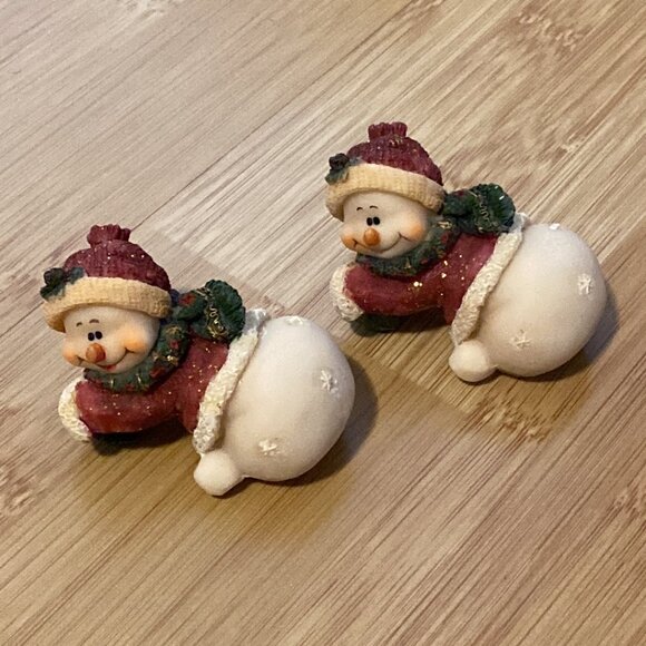 Adorable Christmas Snow Characters w/Santa Outfits - Picture 10 of 12